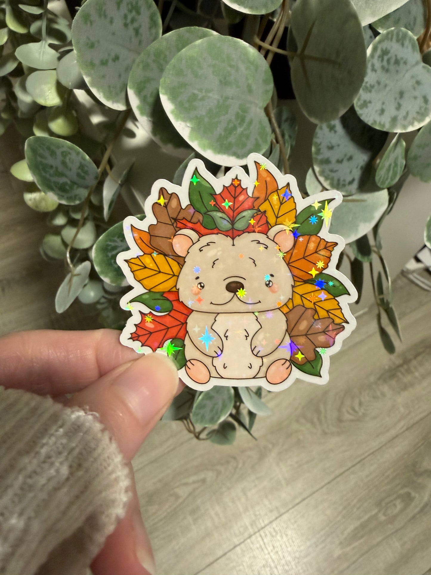 Sticker Herbst Tiere kawaii