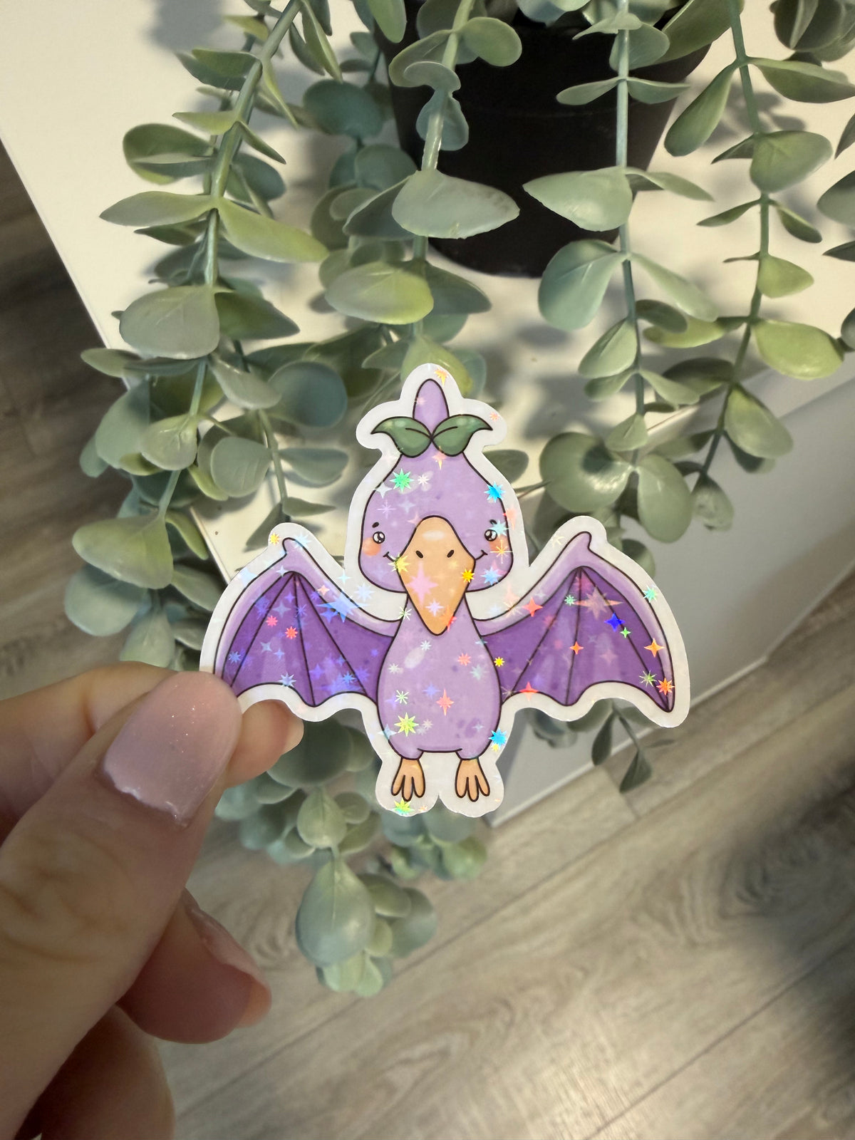 Sticker Flugdino Lesezeichen