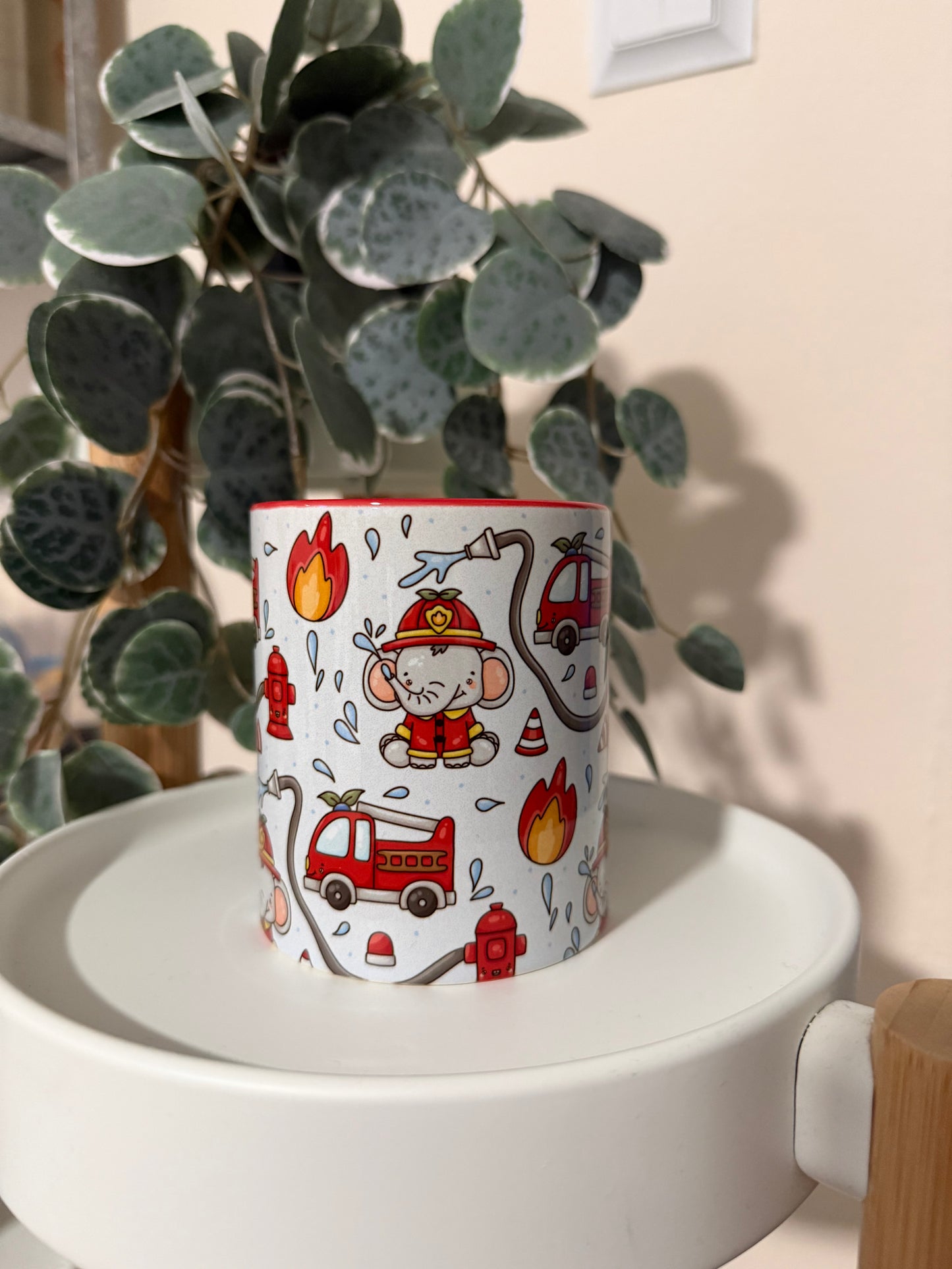 Tasse Feuerwehr Elefant