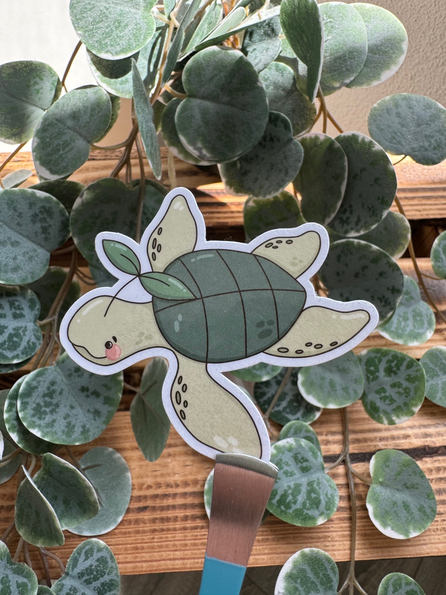 Kawaii Sticker Schildkröte cute Laptop Aufkleber