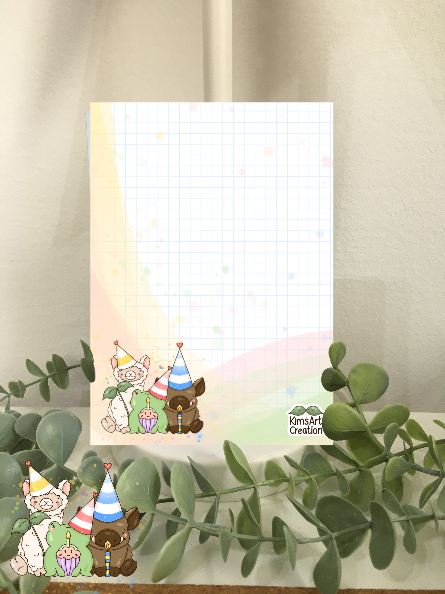 Notizblock Geburtstag kawaii