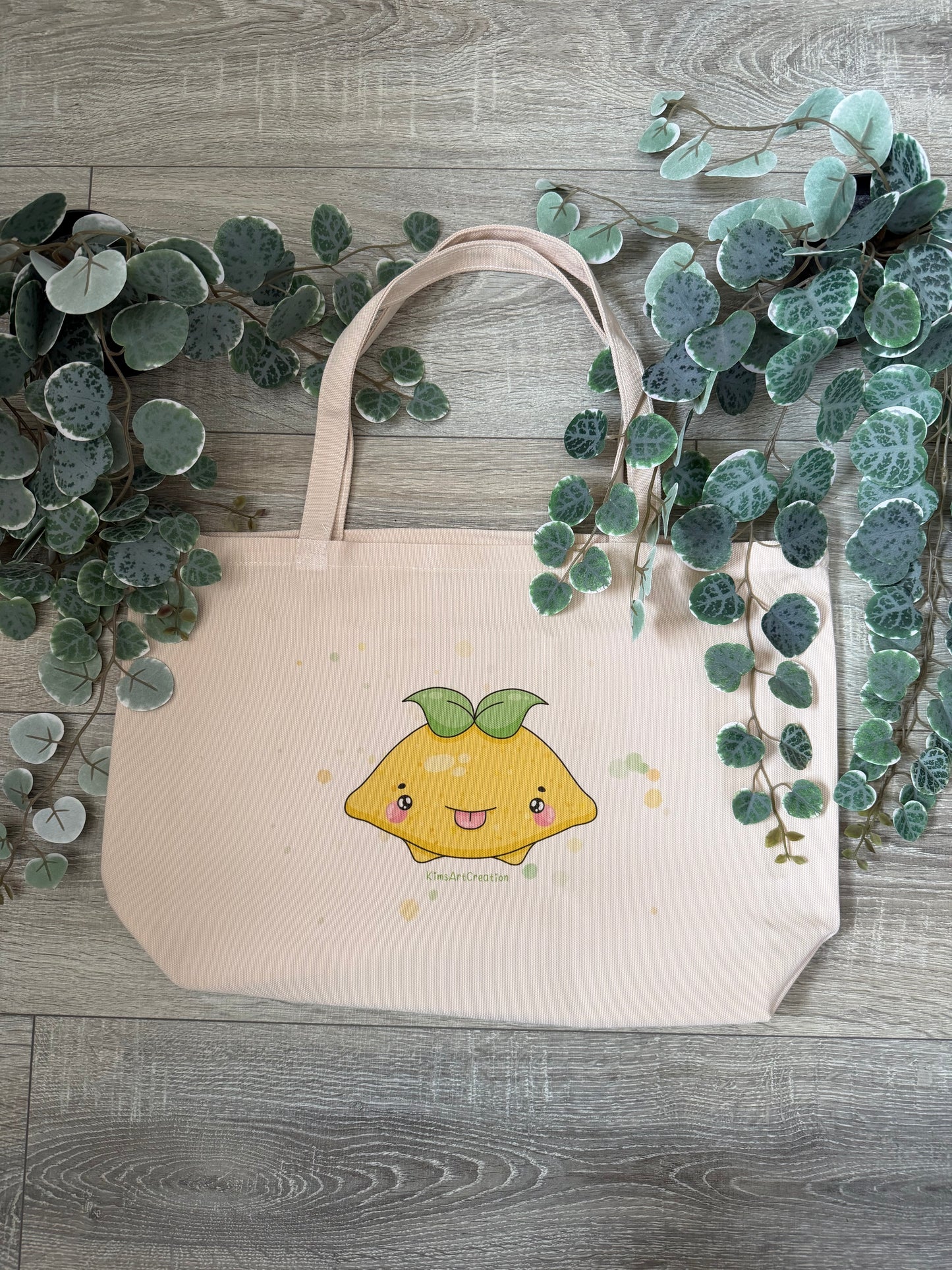 Tasche breit Zitrone Sommer kawaii
