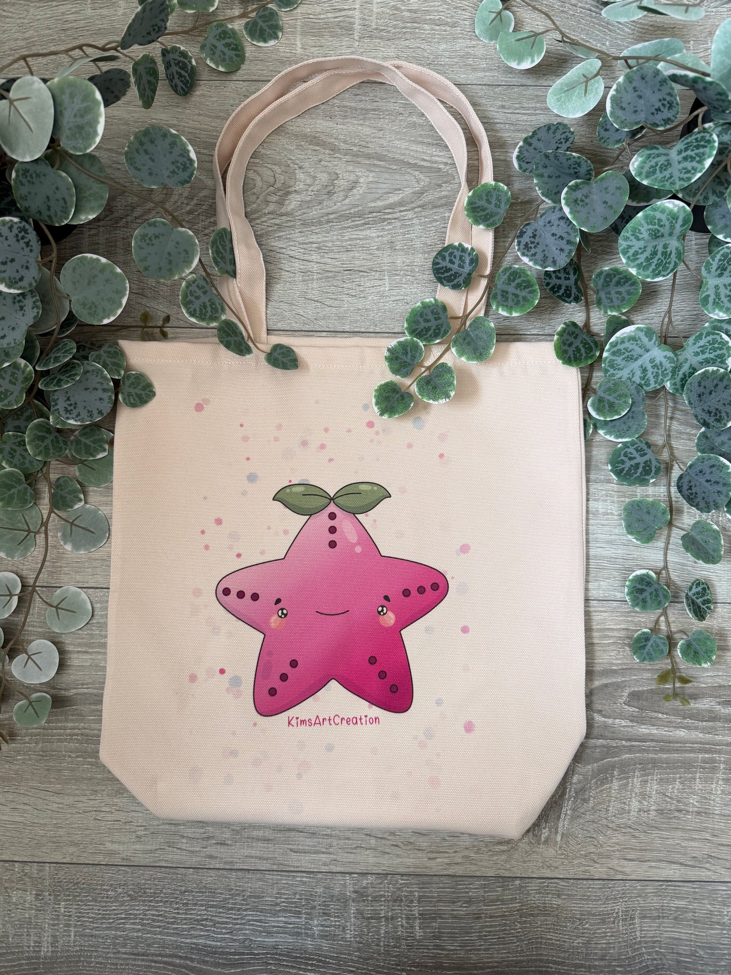 Tasche schmal Seestern pink Sommer kawaii