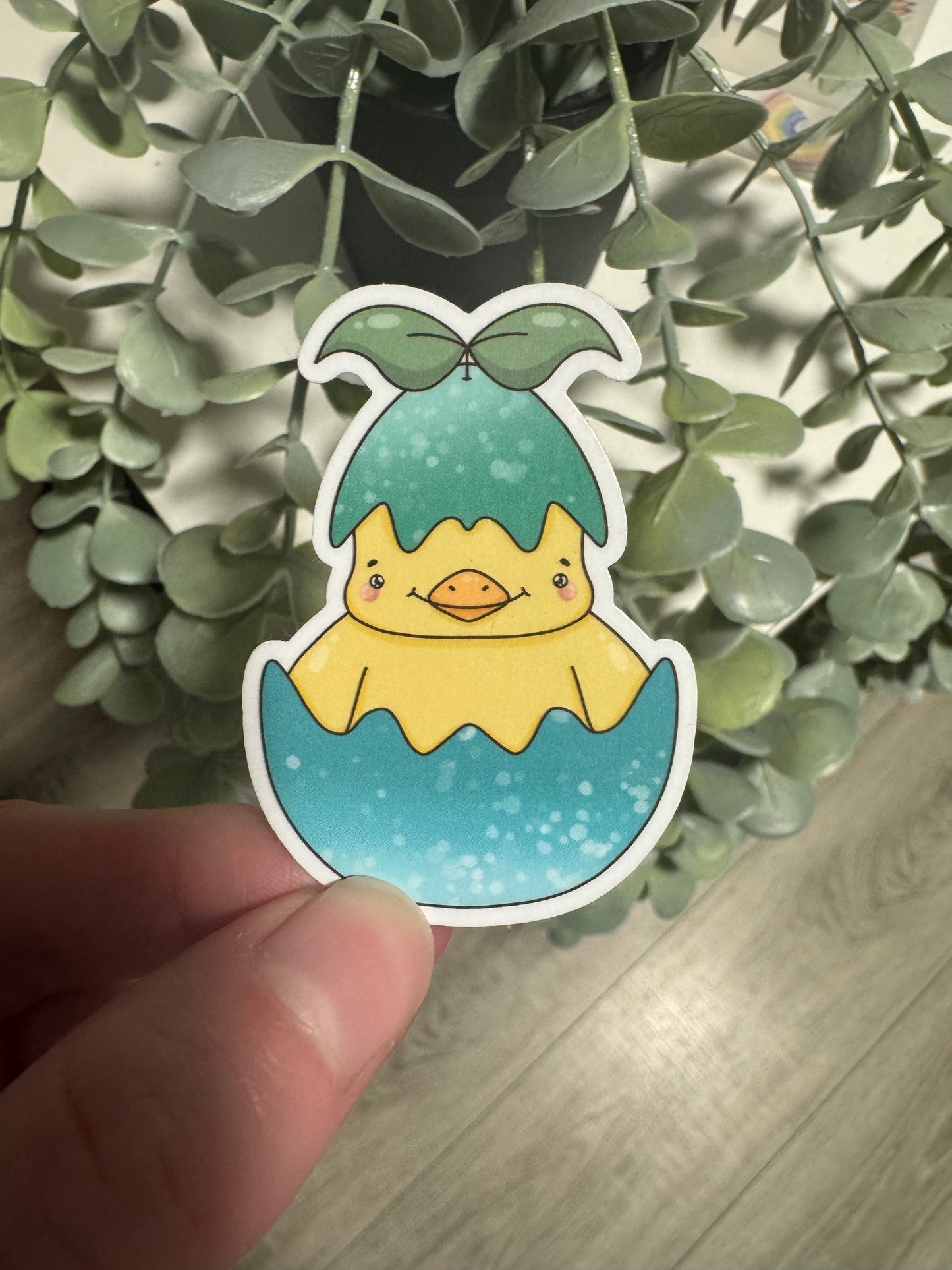 Oster Sticker kawaii Küken im Ei