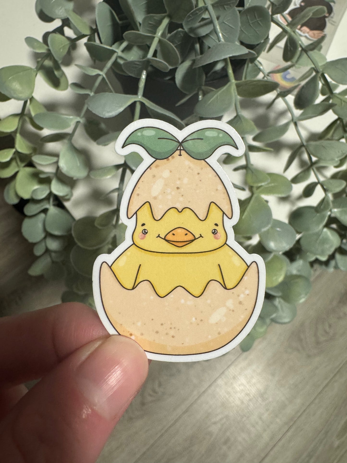 Oster Sticker kawaii Küken im Ei