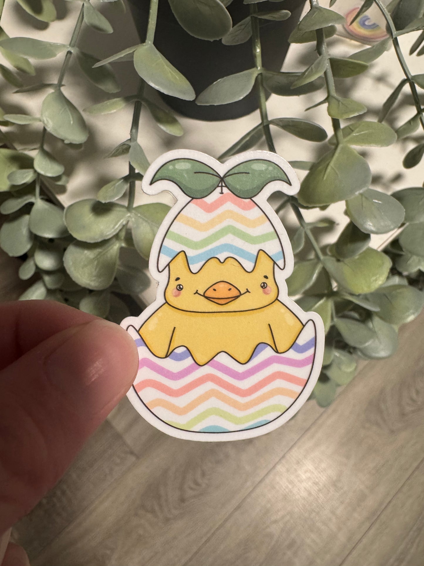 Oster Sticker kawaii Küken im Ei