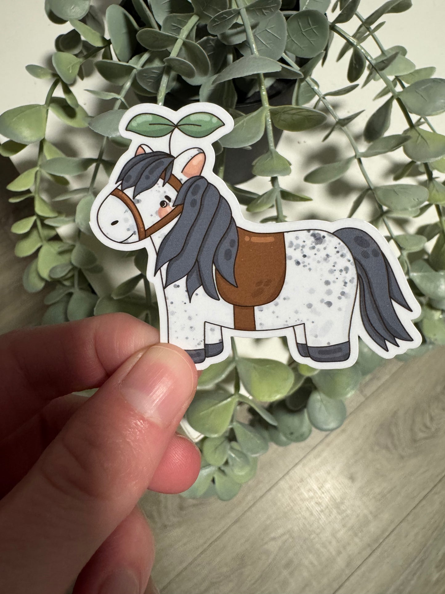 Kawaii Sticker Pferd cute Laptop Aufkleber