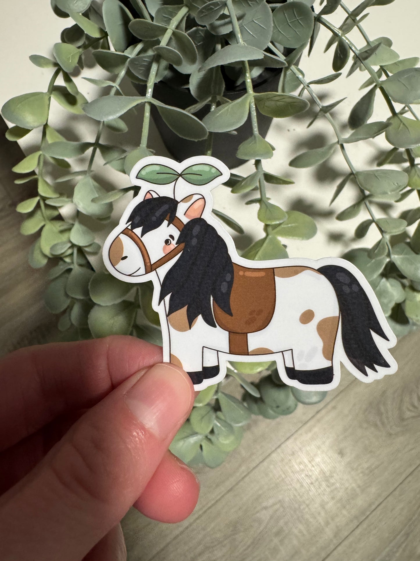 Kawaii Sticker Pferd cute Laptop Aufkleber