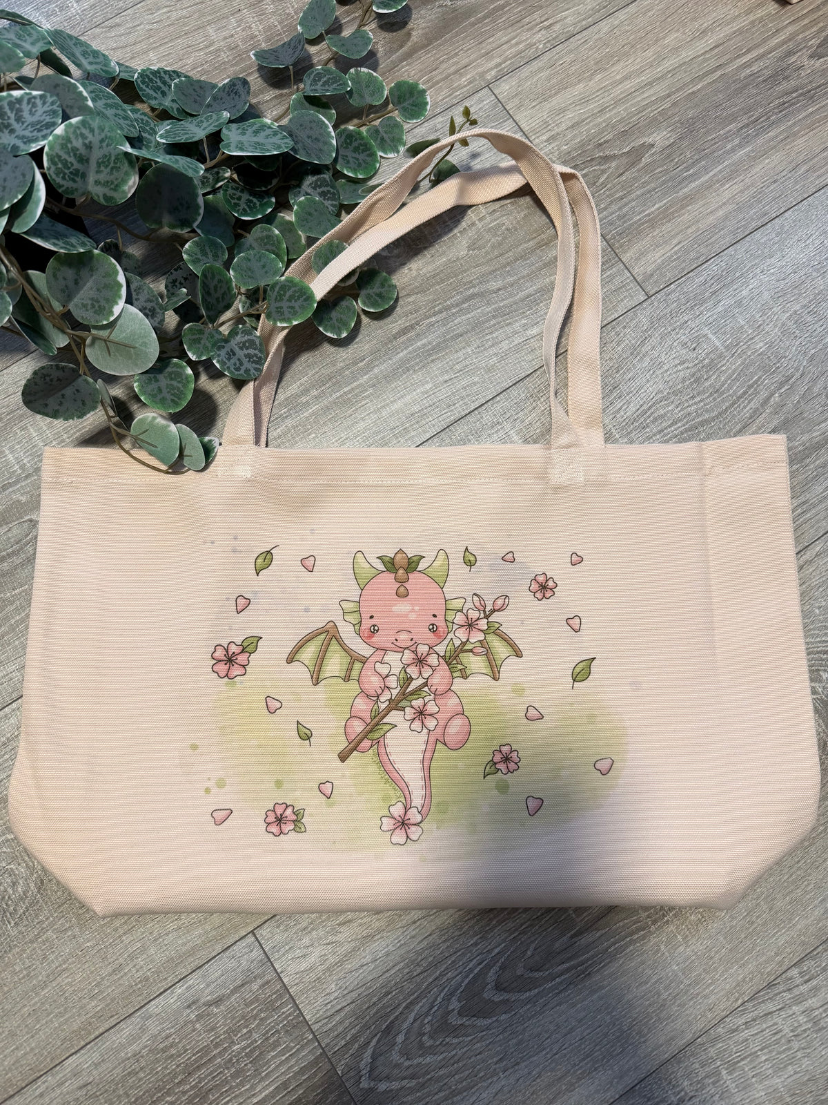 Tasche breit Kirschblütendrache