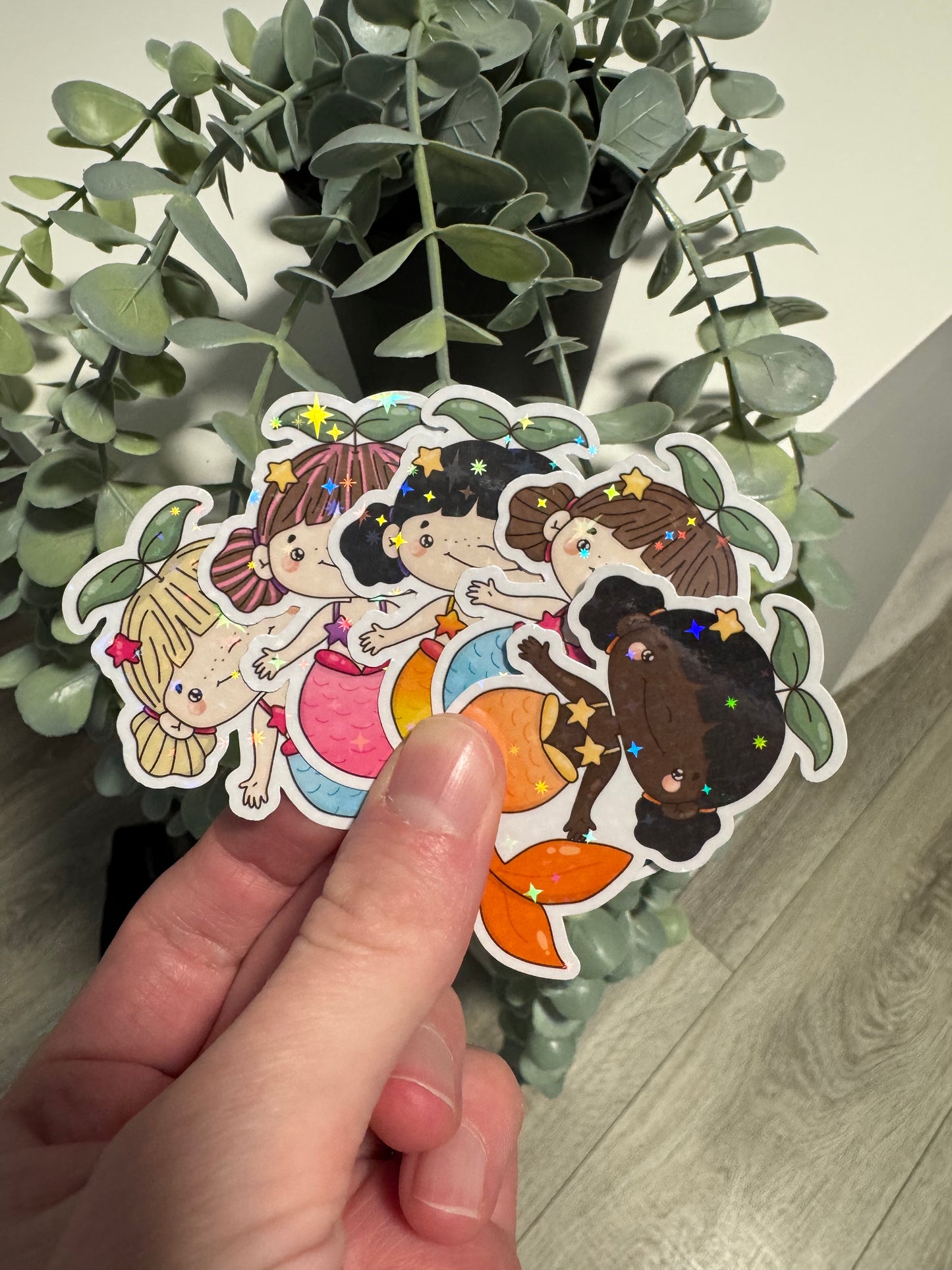 Meerjungfrau Sticker kawaii