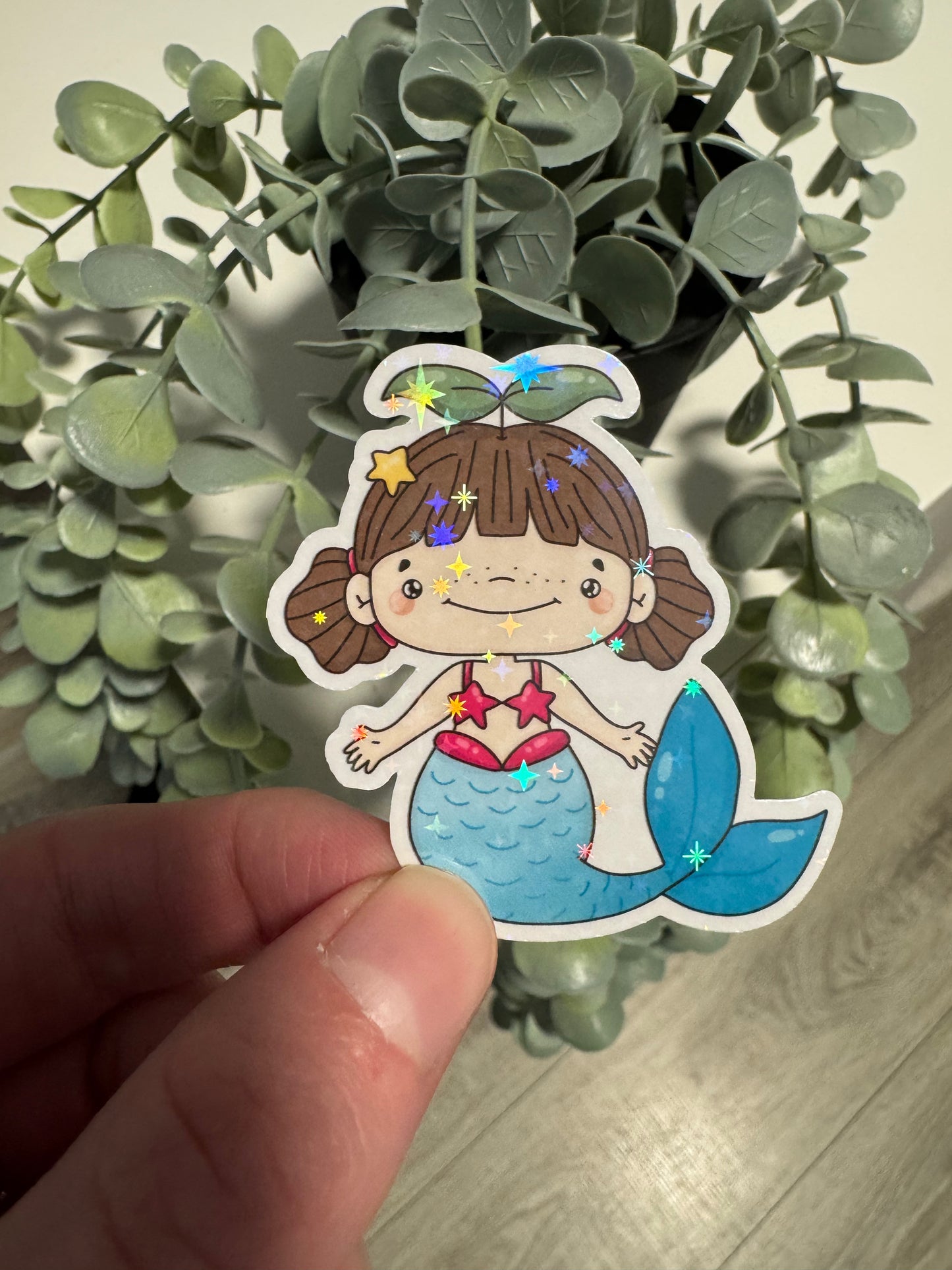 Meerjungfrau Sticker kawaii
