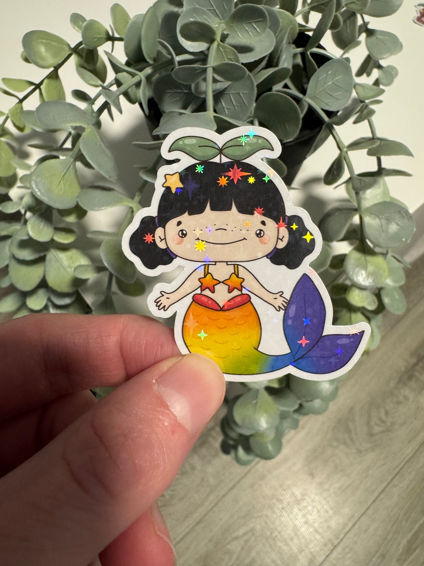 Meerjungfrau Sticker kawaii