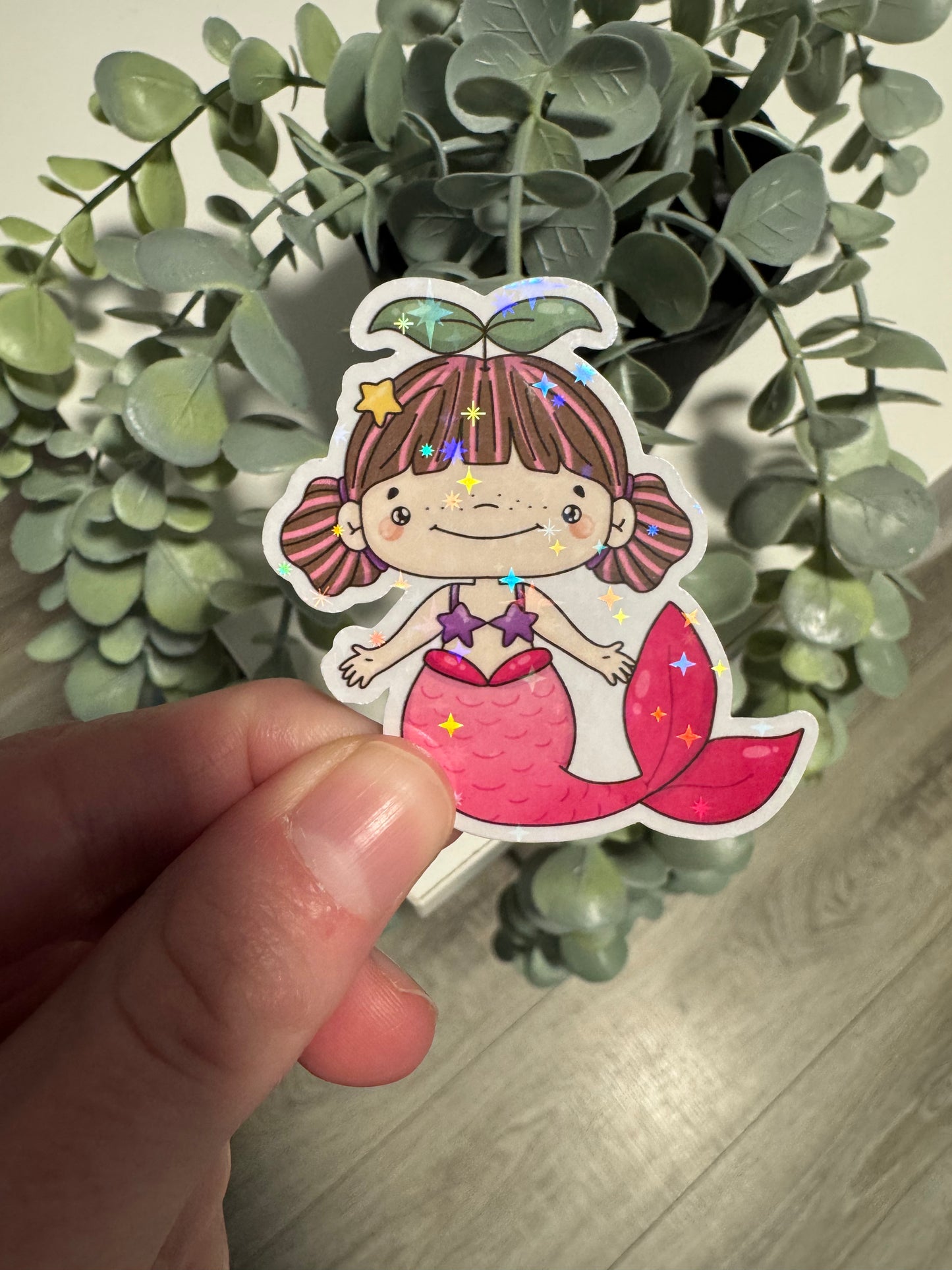 Meerjungfrau Sticker kawaii