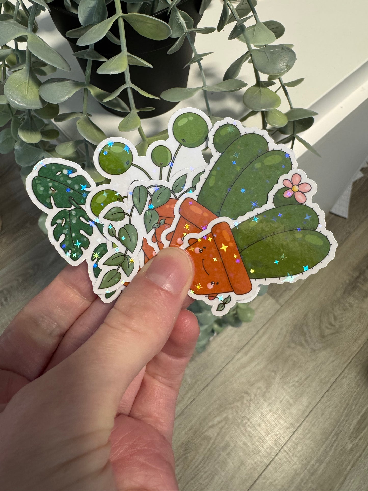 Pflanzen Sticker kawaii