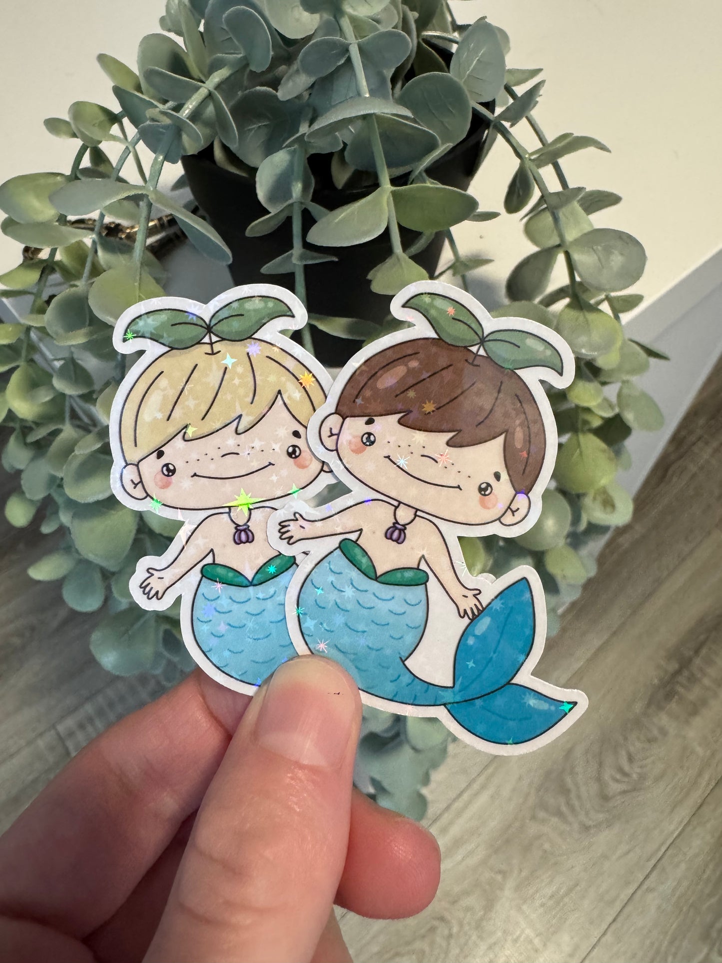 Meerjungfrau Sticker kawaii