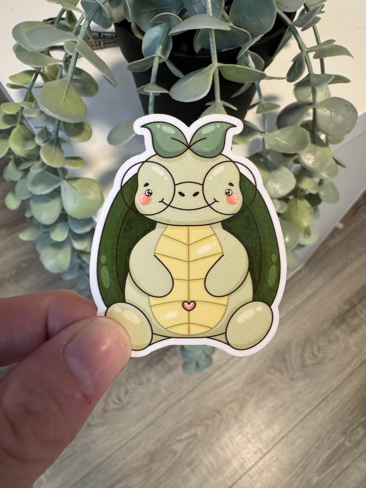 Sticker Schildkröte kawaii