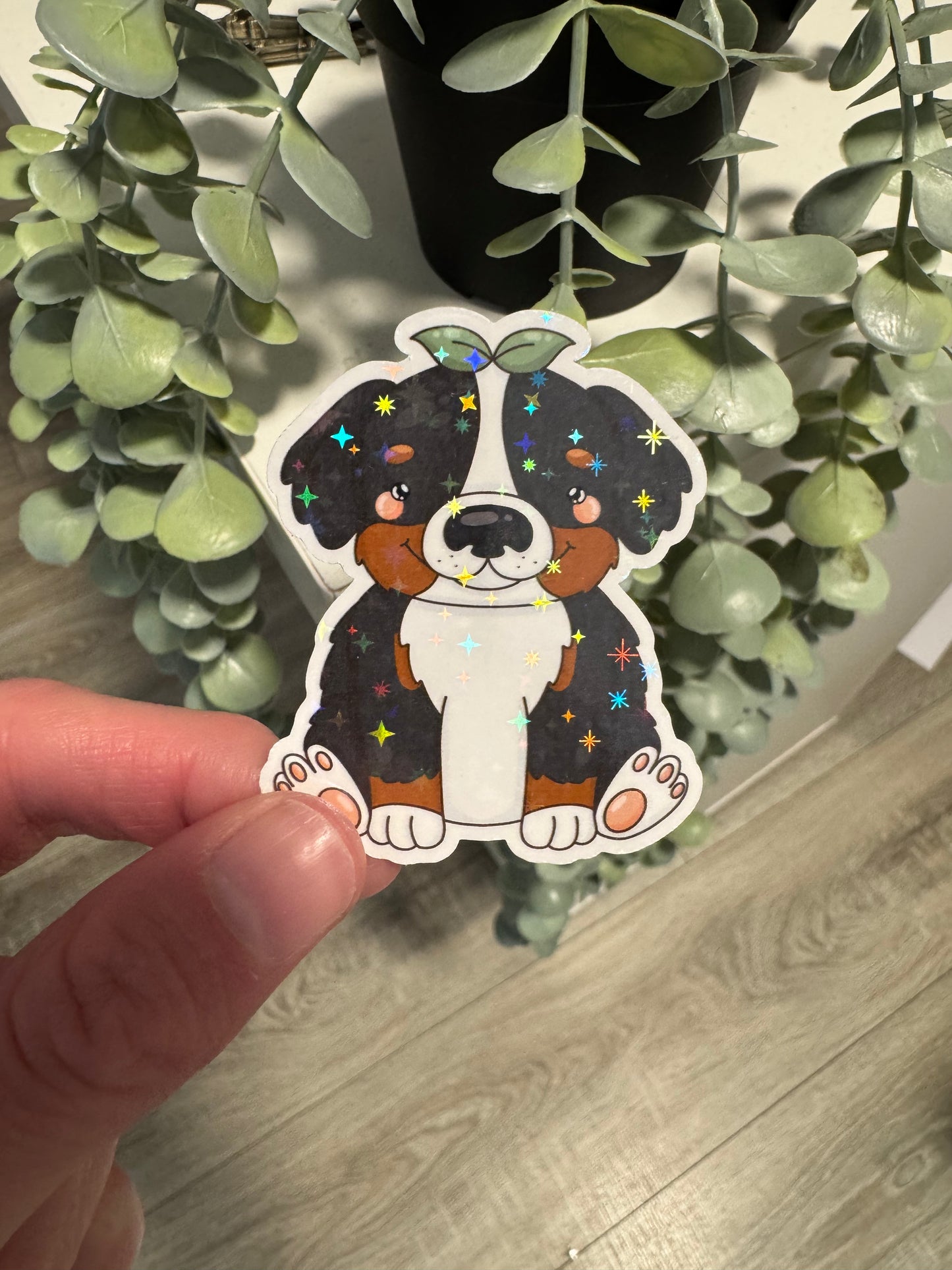 Sticker Berner Sennenhund kawaii