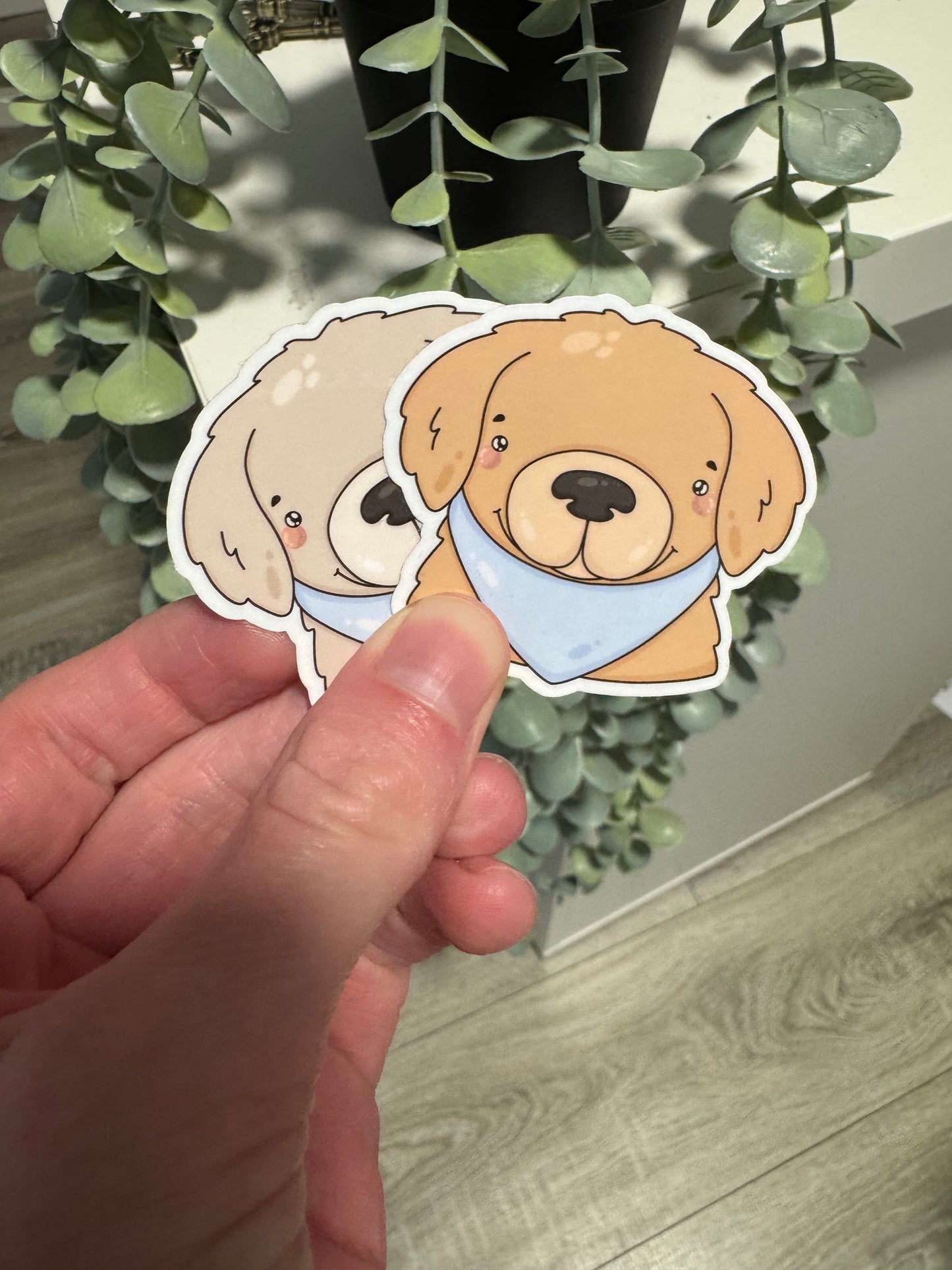 Sticker Golden Retriever kawaii
