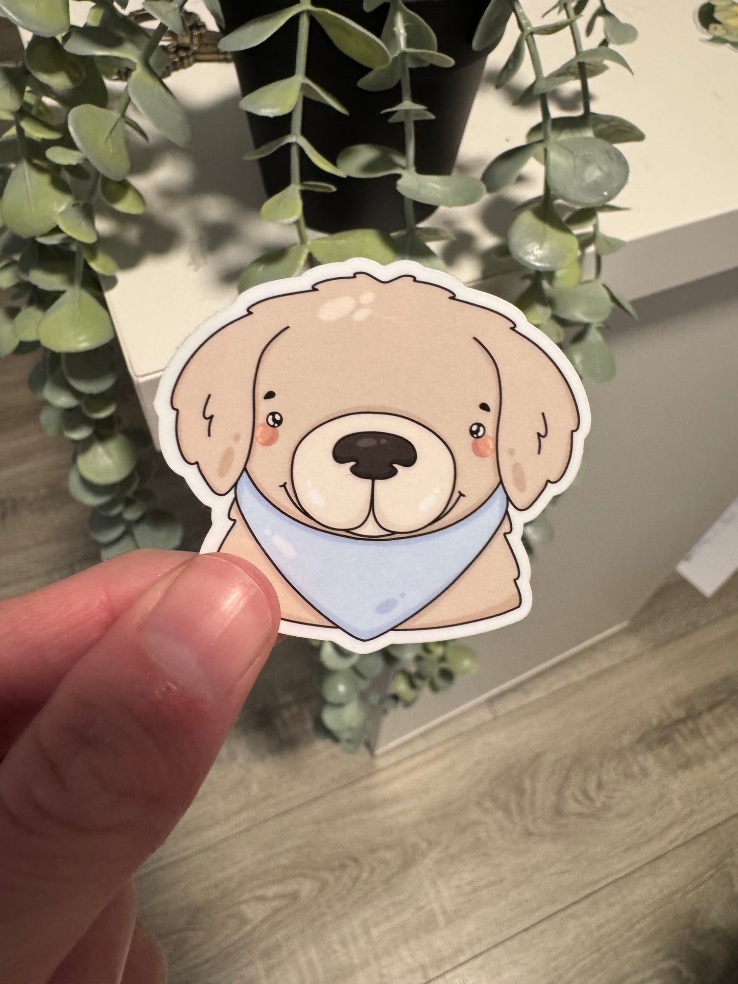 Sticker Golden Retriever kawaii
