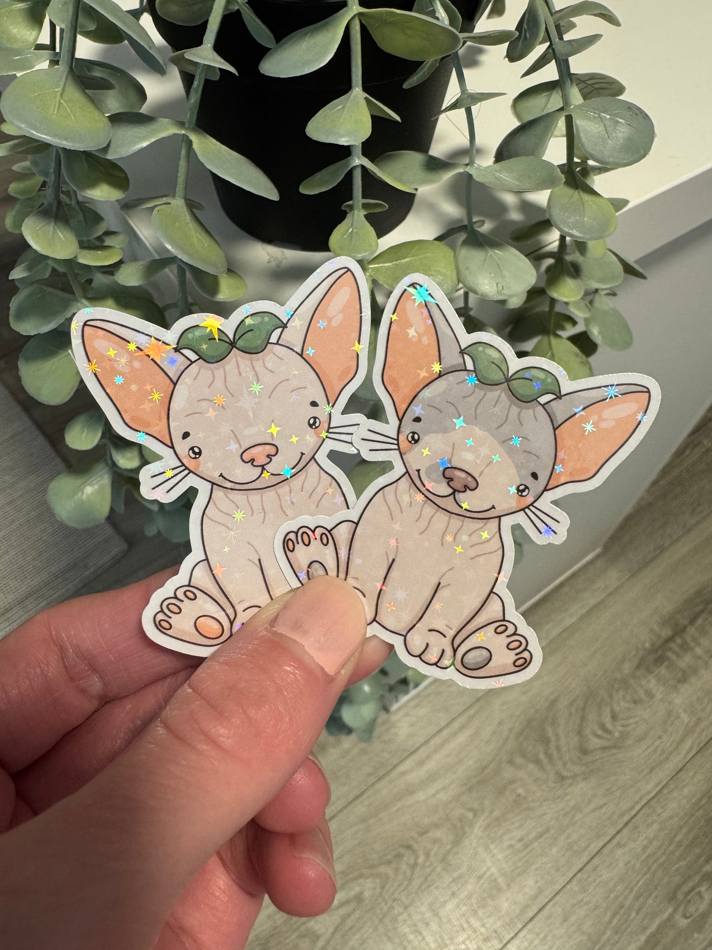 Sticker Nacktkatze kawaii Nala & Simba