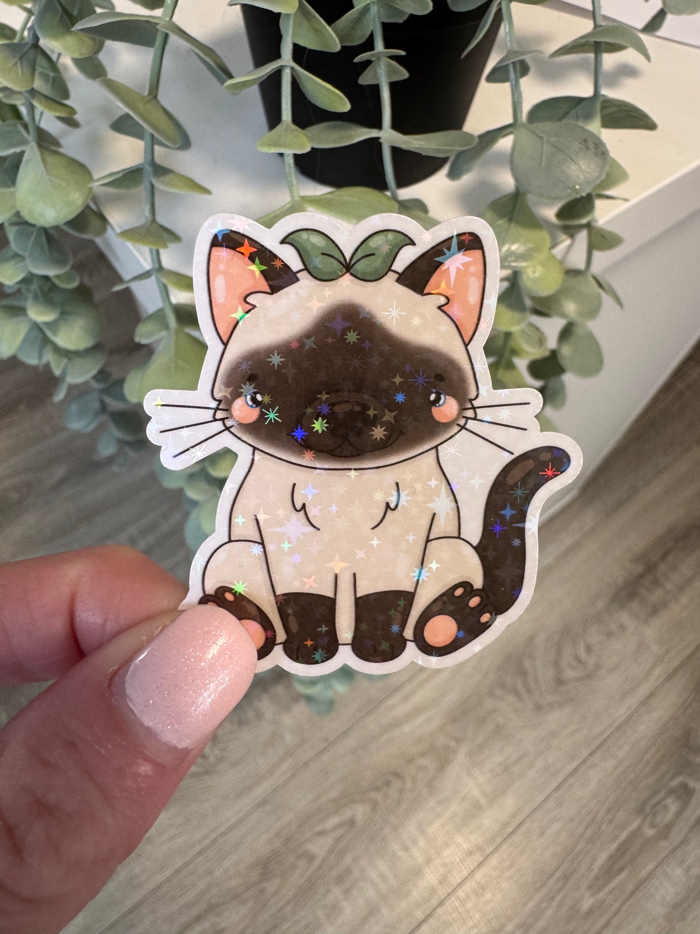 Sticker Siam Katze kawaii