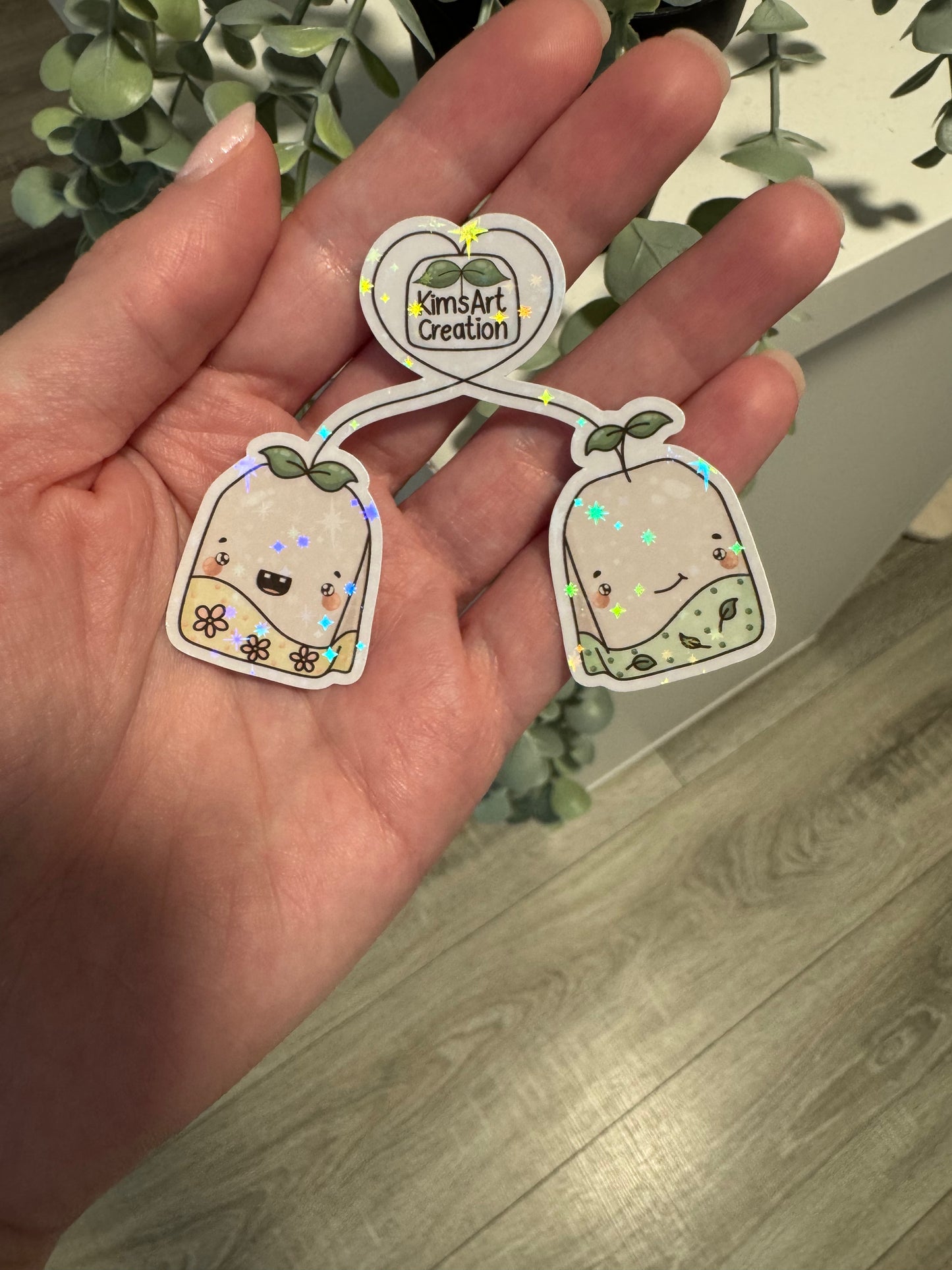 Sticker Teebeutel kawaii