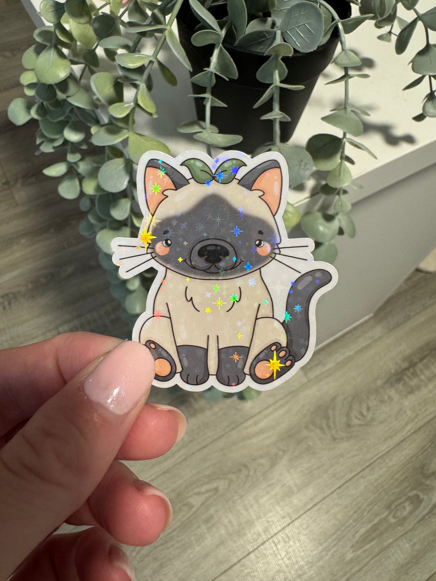 Sticker Siam Katze kawaii
