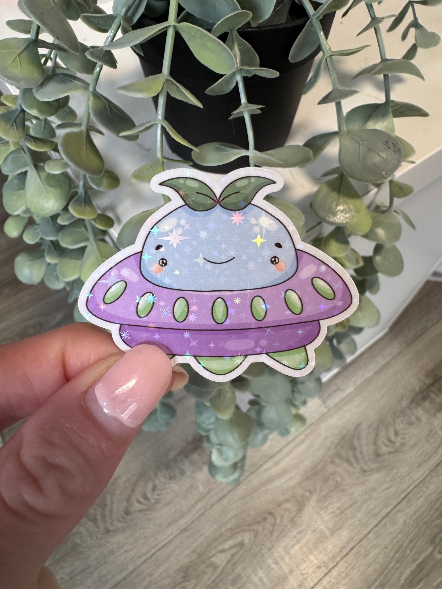 Sticker Ufo kawaii