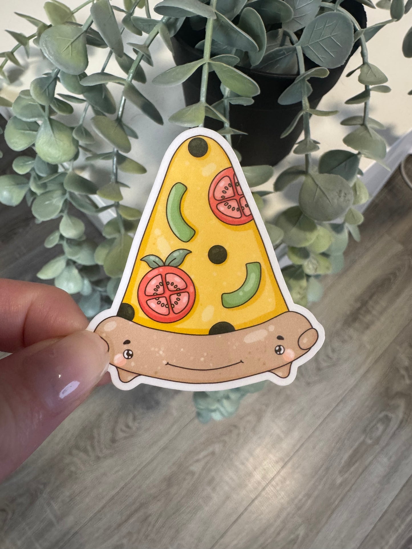 Sticker Pizza kawaii