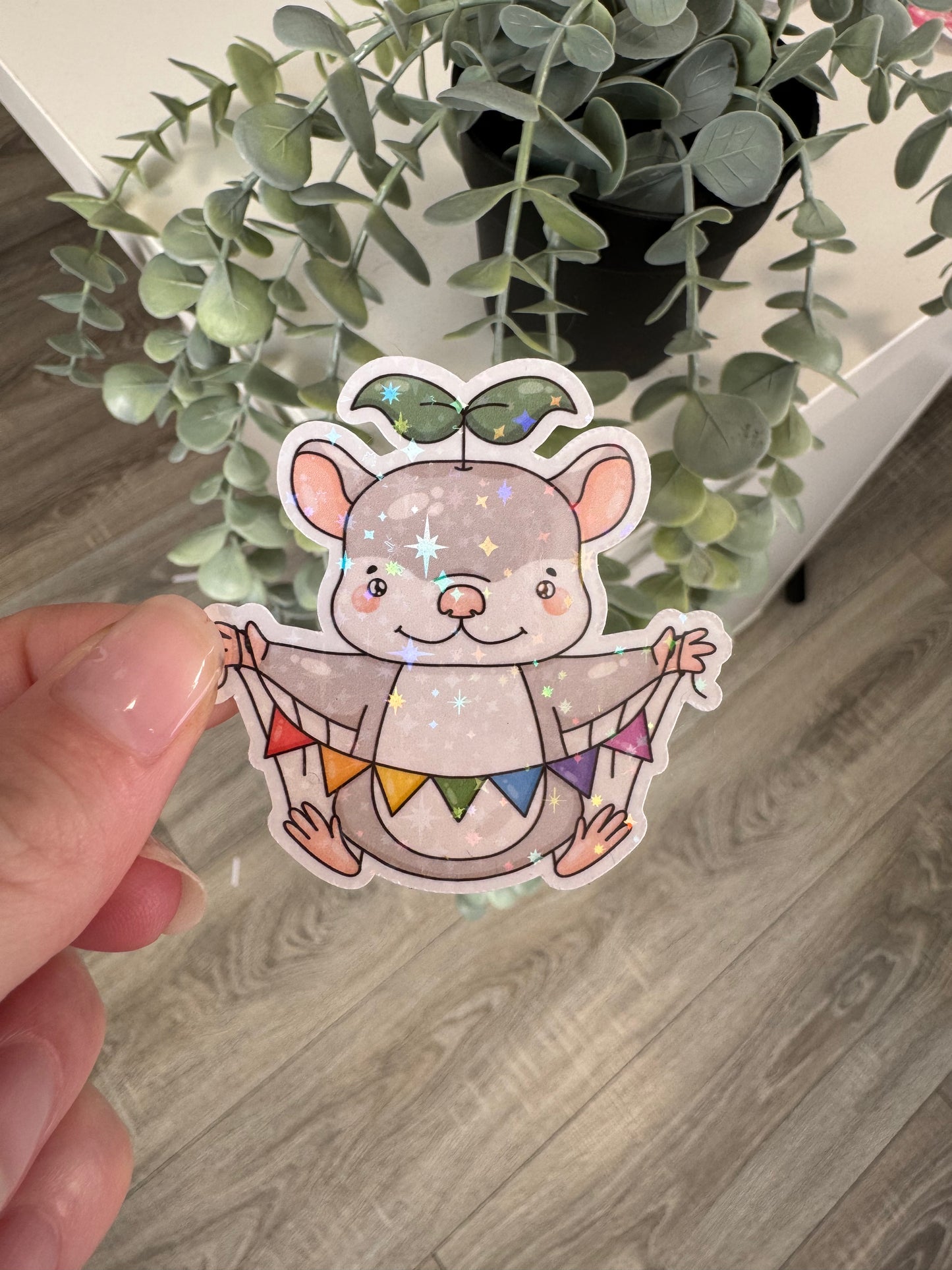Sticker Flughörnchen kawaii
