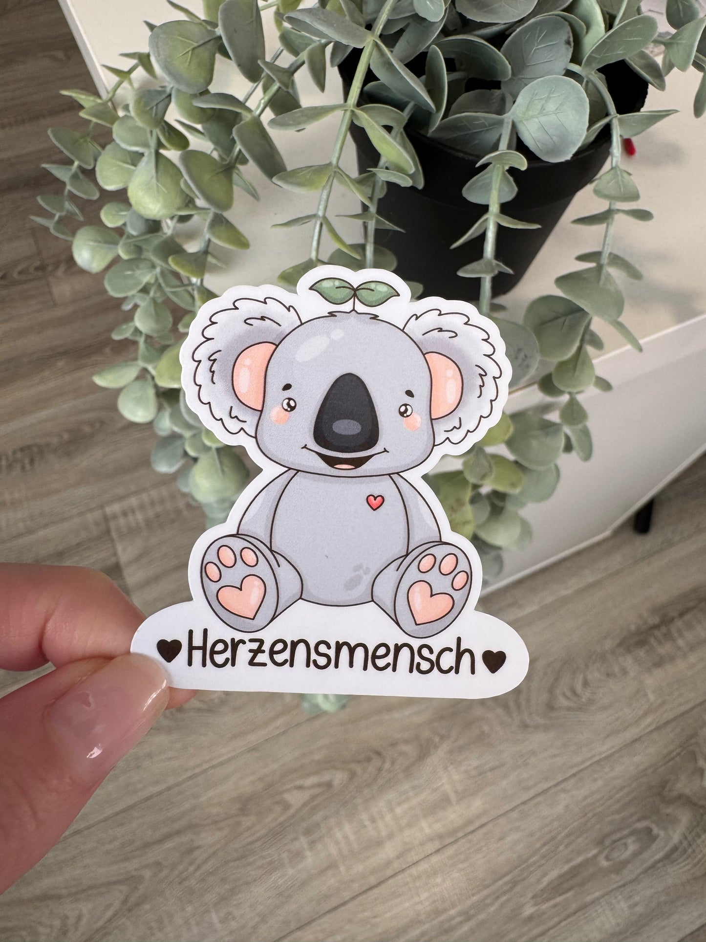 Sticker Koala kawaii Herzensmensch
