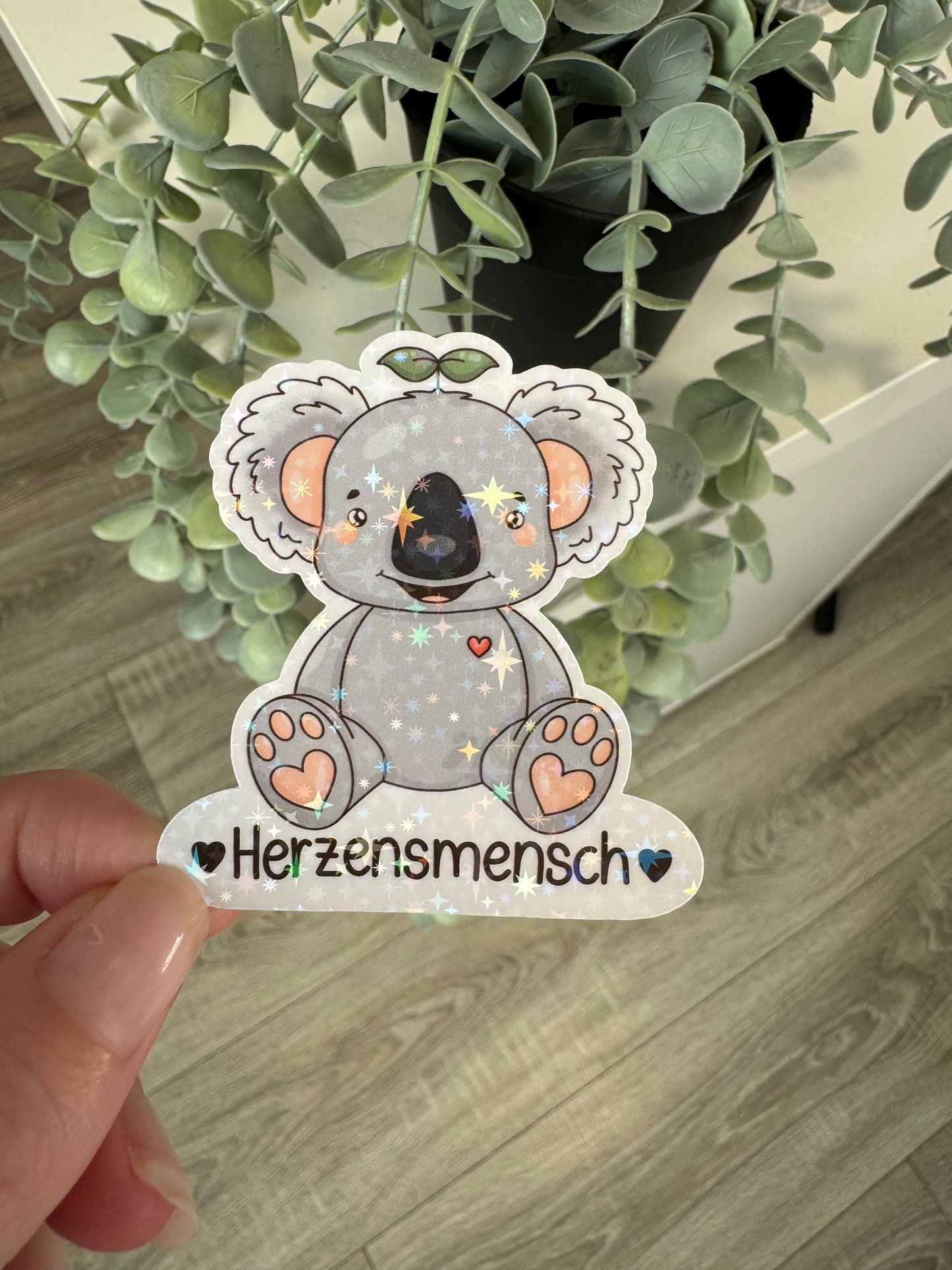 Sticker Koala kawaii Herzensmensch
