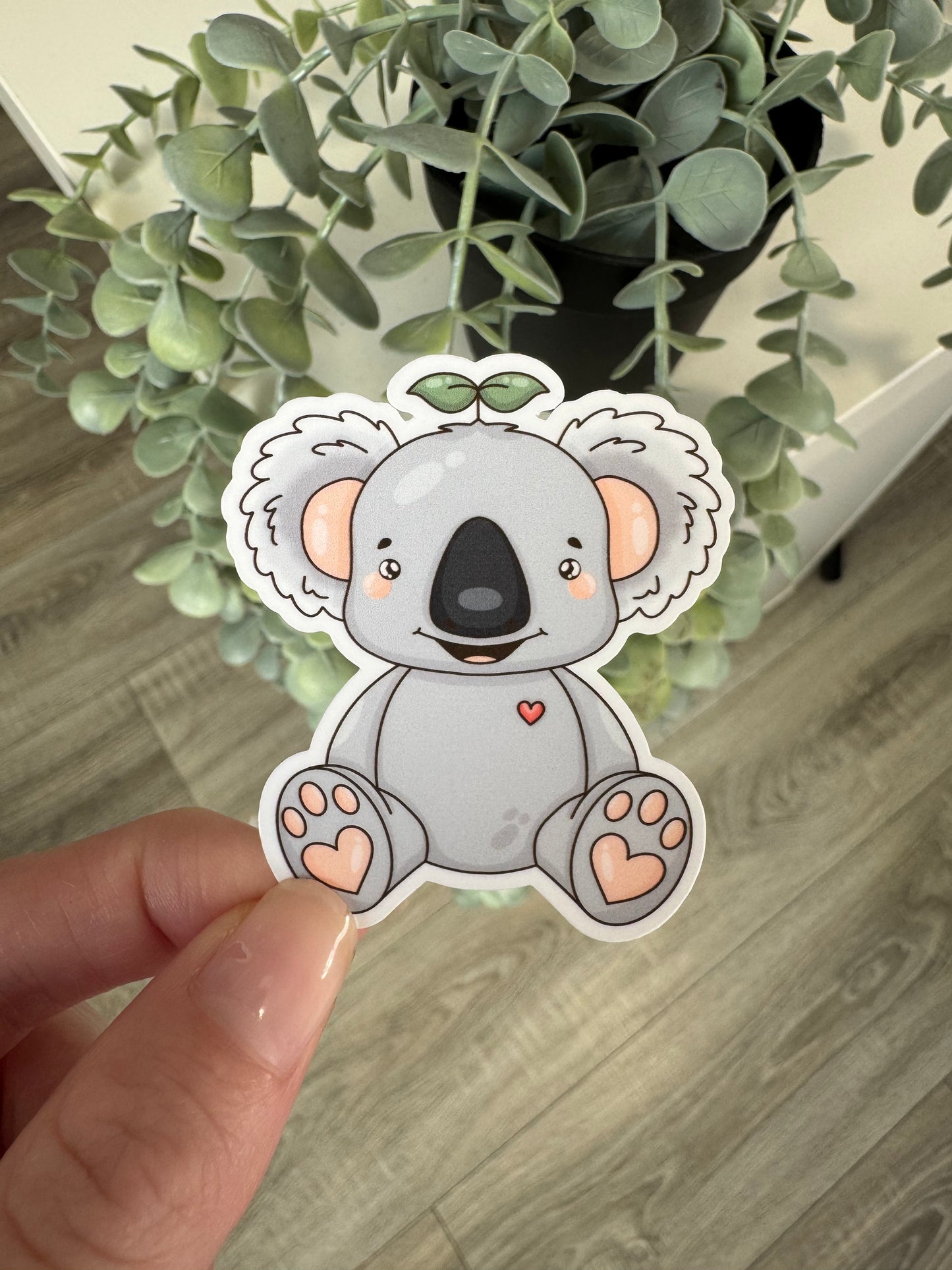Sticker Koala kawaii Herzensmensch
