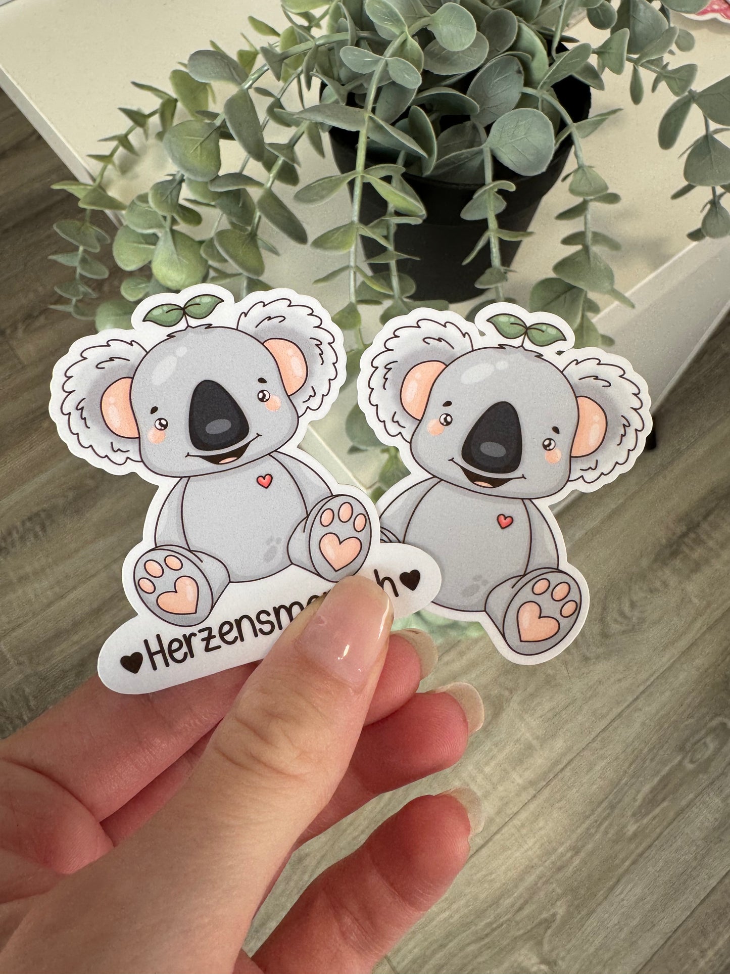 Sticker Koala kawaii Herzensmensch