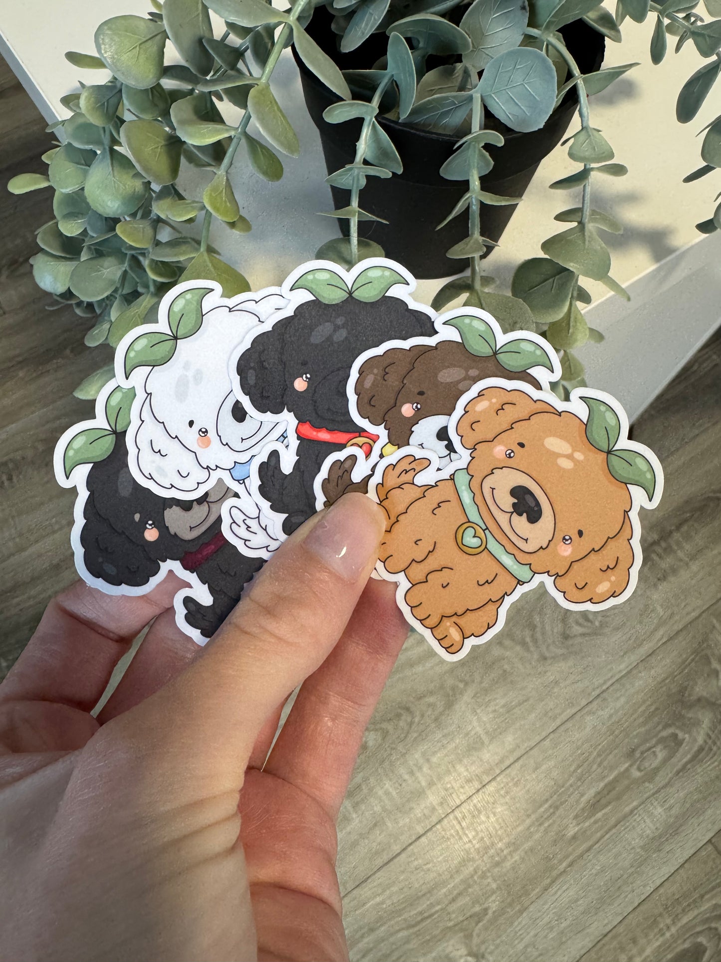 Sticker Maltipoo Hund kawaii