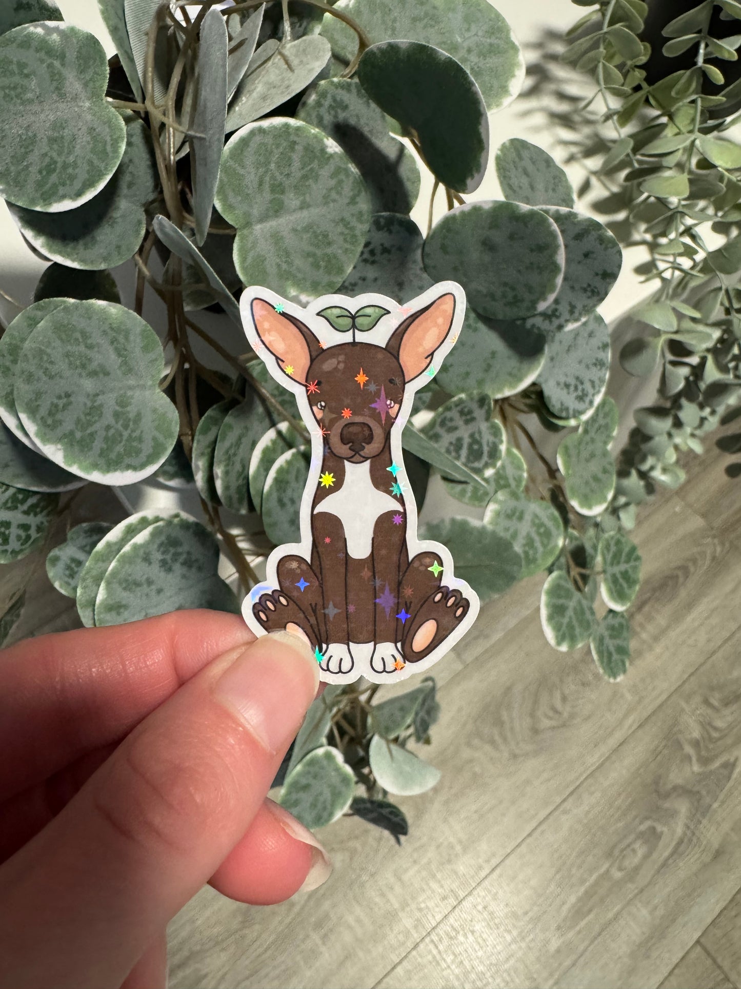 Sticker Windhund kawaii