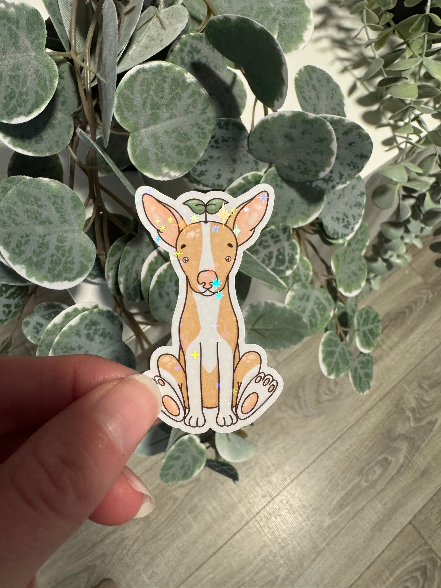 Sticker Windhund kawaii