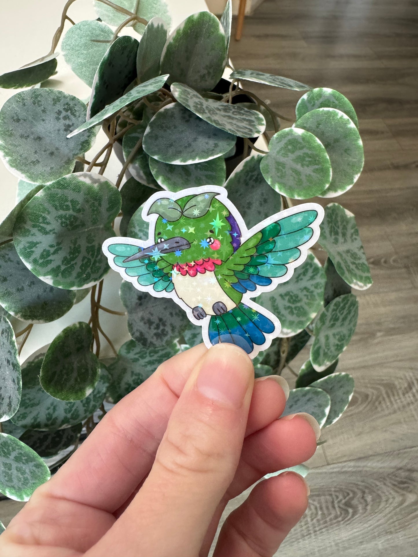 Sticker Kolibri kawaii