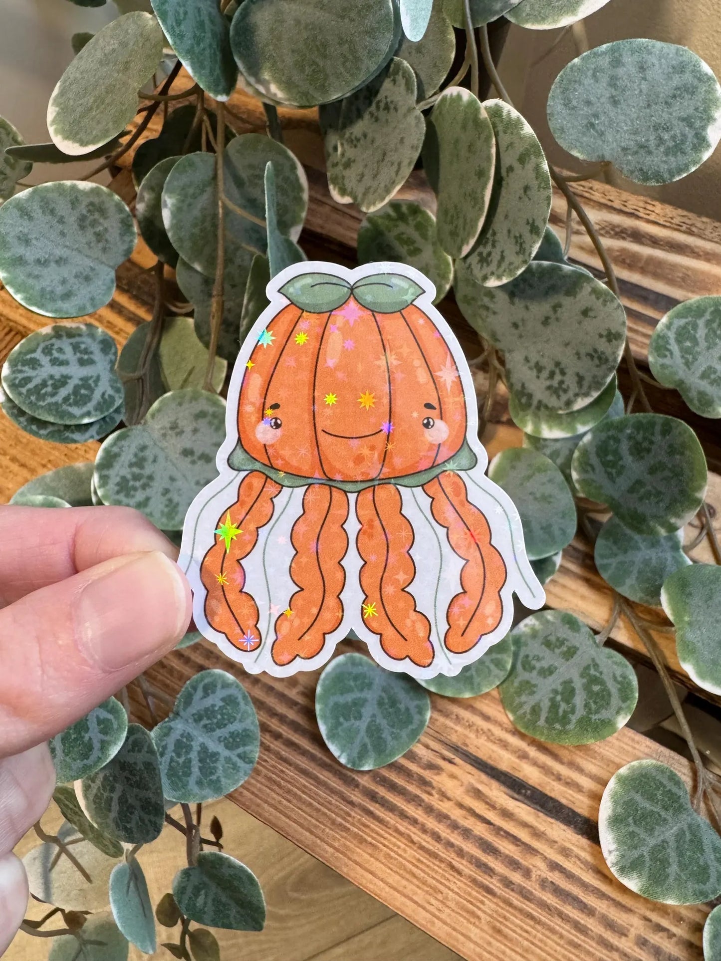 Sticker Halloween Qualle kawaii