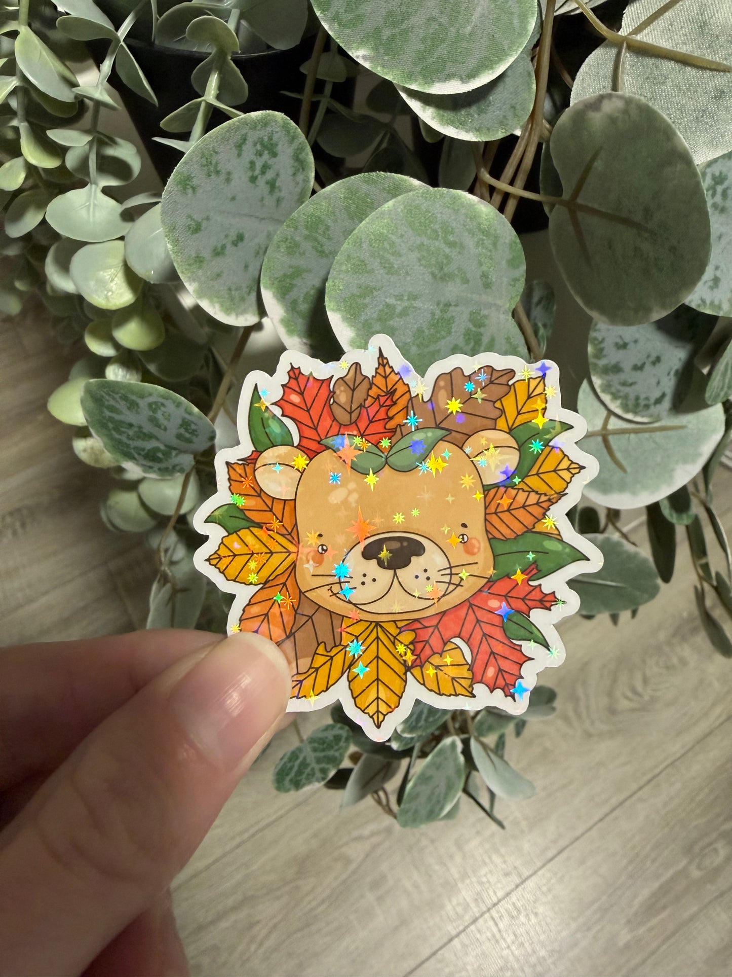 Sticker Herbst Tiere kawaii