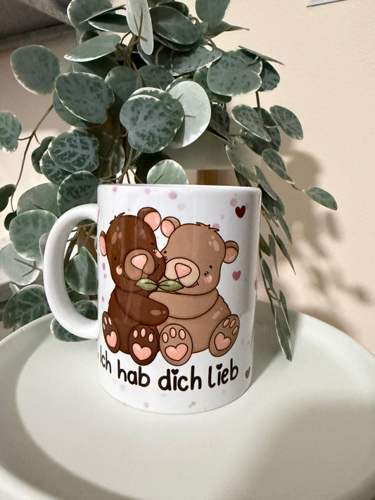 Tasse Bärchen Hab dich lieb