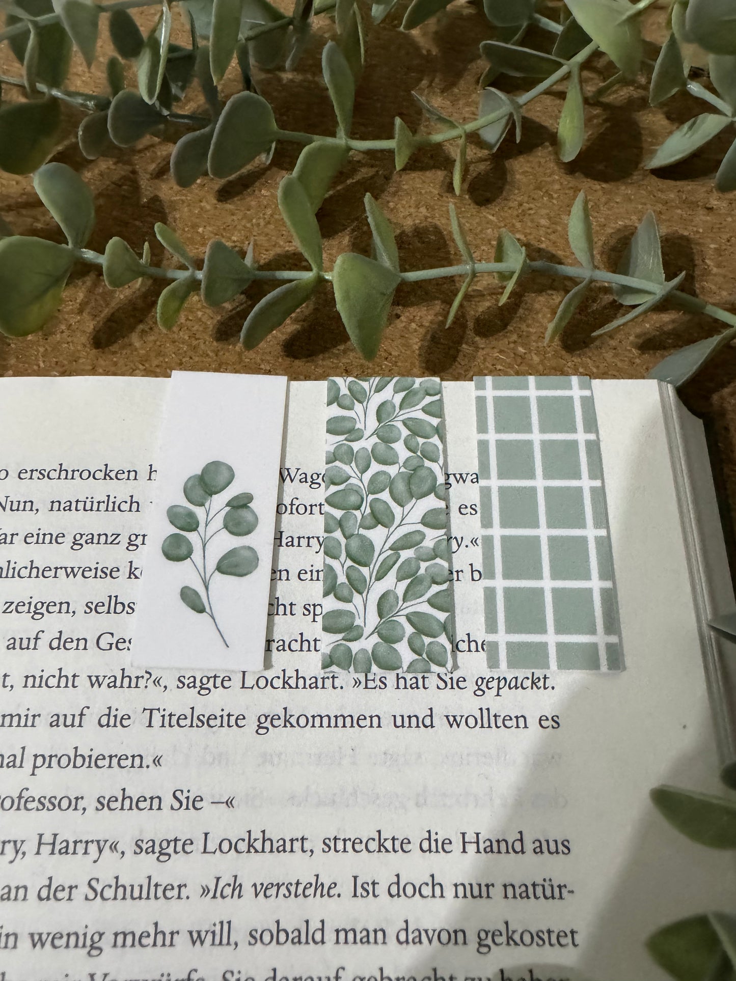 Magnetisches Lesezeichen Set Grün Buchliebhaber Geschenk Buch