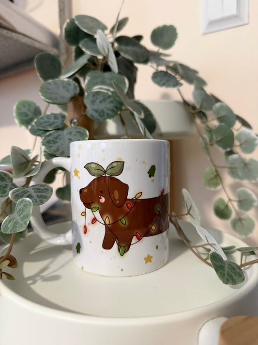 Tasse Dackel Weihnachten