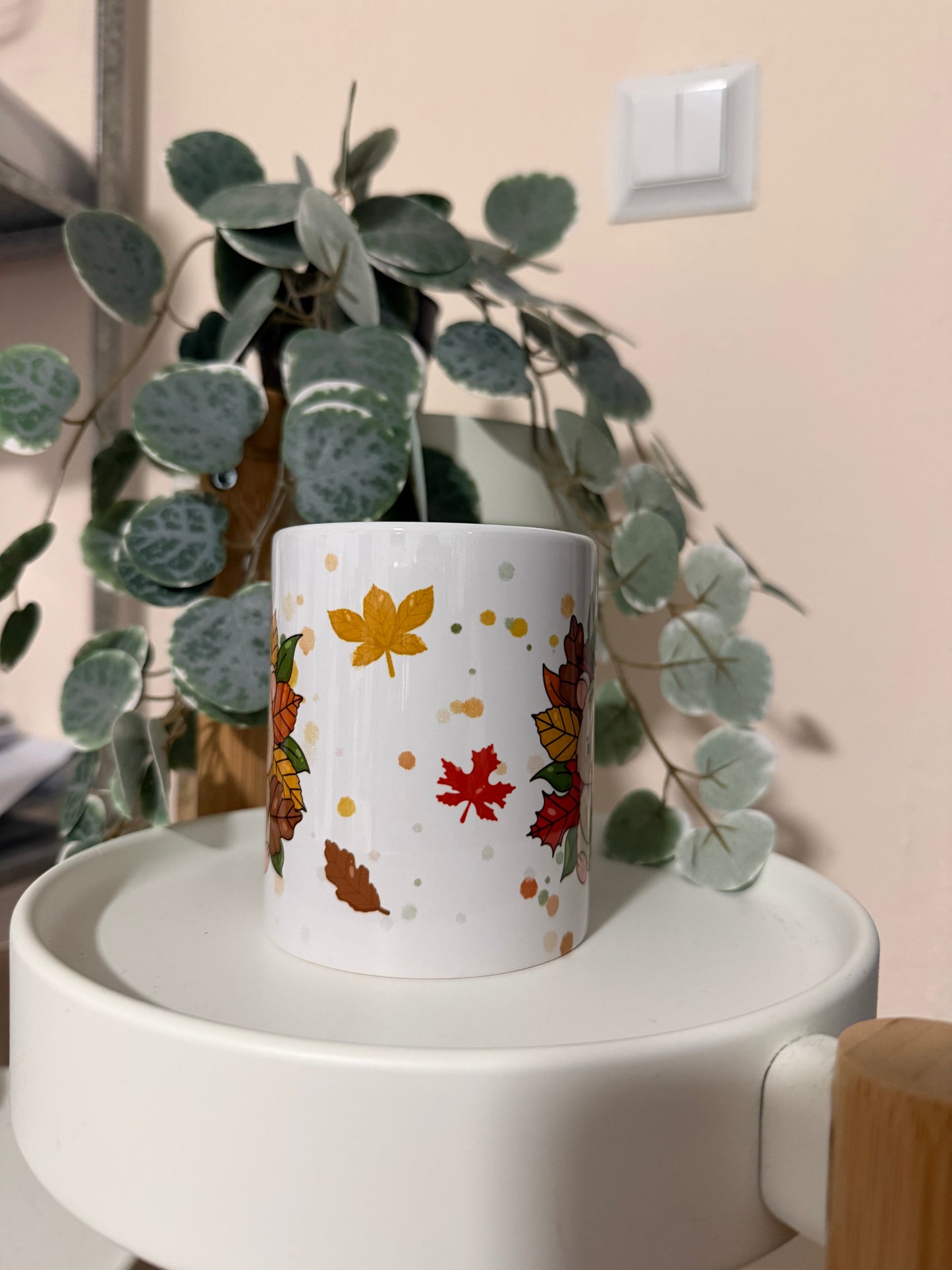 Tasse Igel herbstlich
