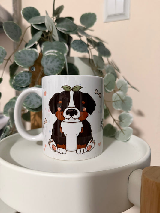 Tasse Hund mit Pfotenabdruck
