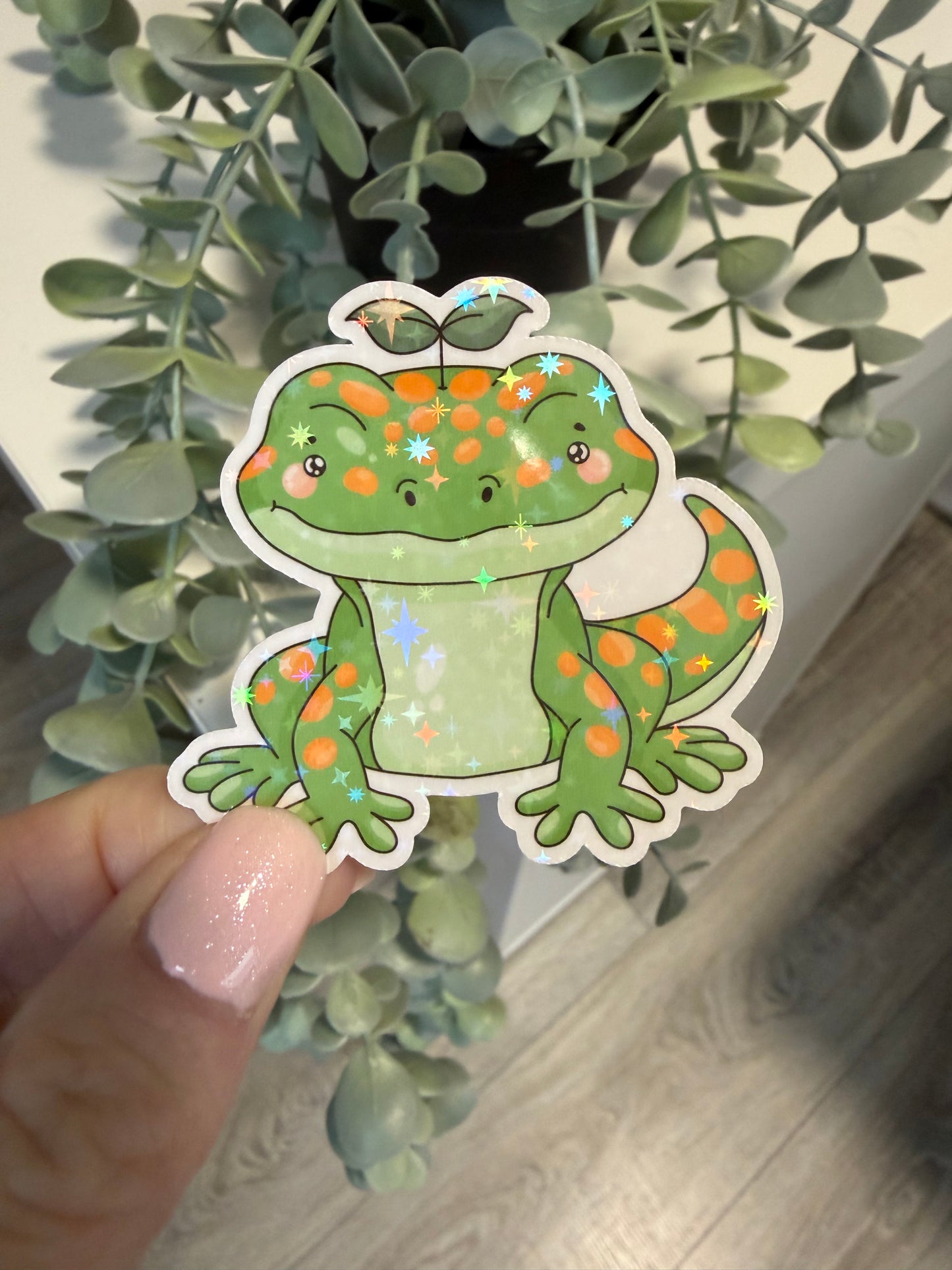 Sticker Gecko Lesezeichen