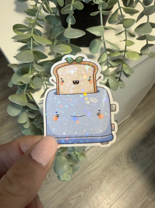 Sticker Toaster Lesezeichen