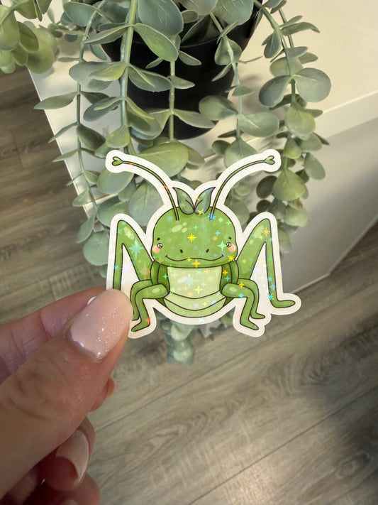 Sticker Grashüpfer Lesezeichen