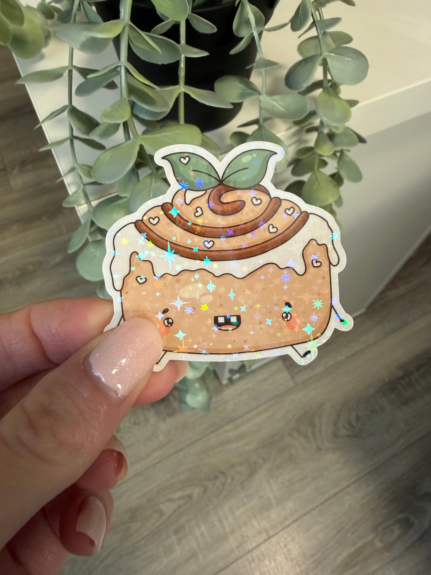 Sticker Zimtschnecke Lesezeichen