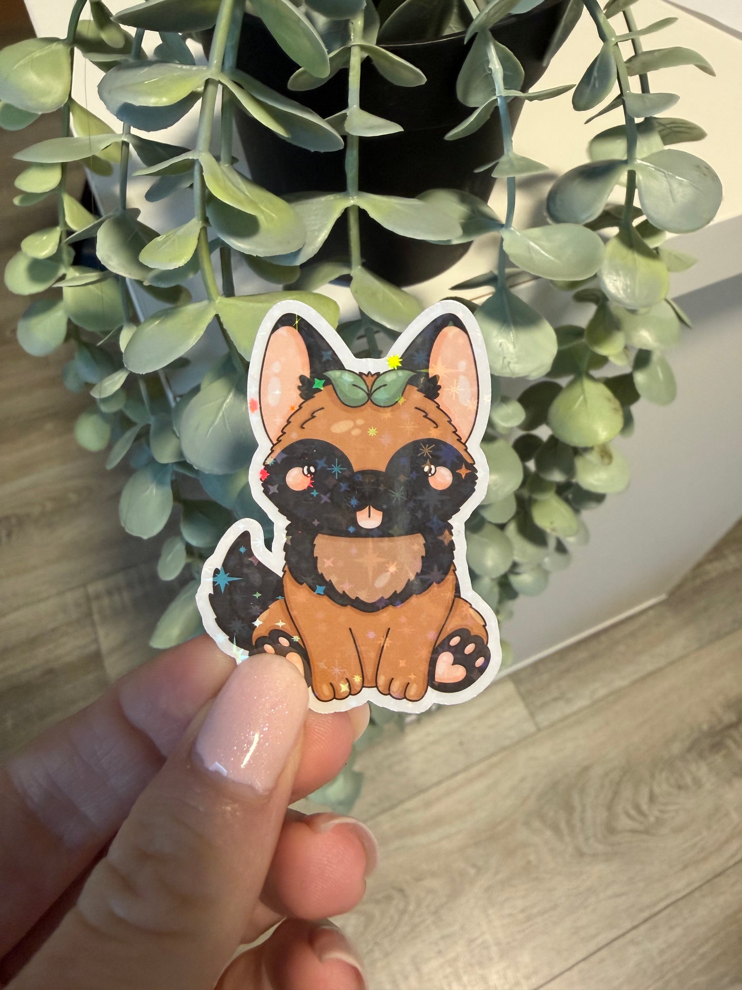 Sticker Schäferhund Lesezeichen